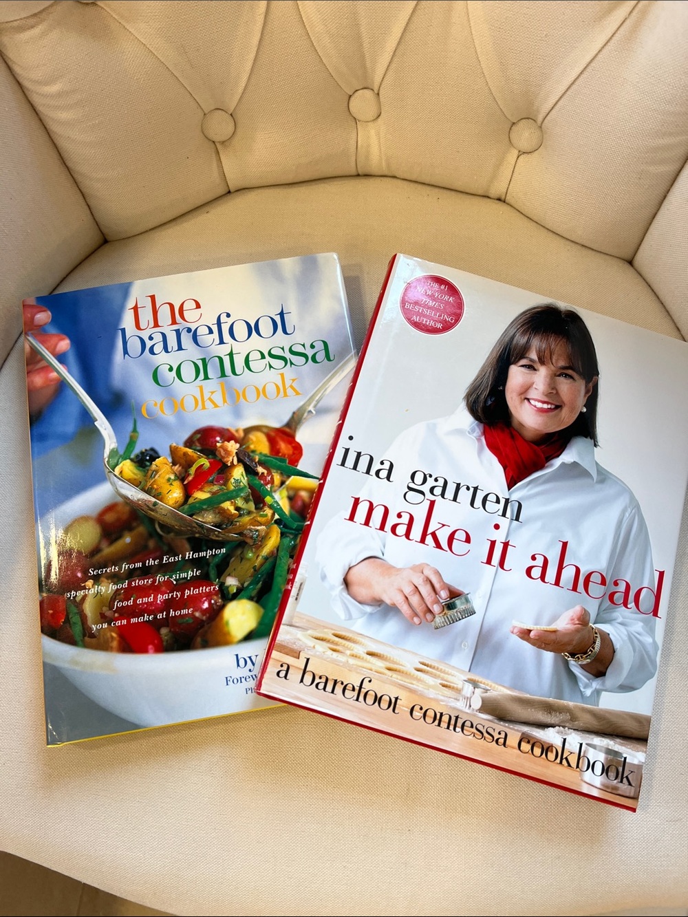 Make It Ahead Cookbook - White & Red Cover